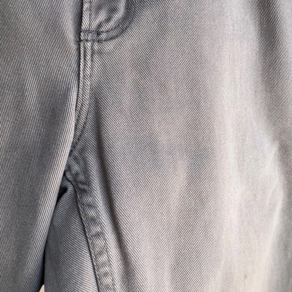 Lands’ End MENS Traditional Fit Stretch Jeans Light Grey Denim Pants MENS 32
